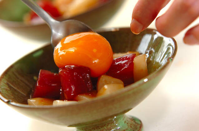 イカとマグロのコチュジャン和えの作り方の手順2