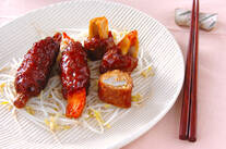 新ゴボウの肉団子巻き