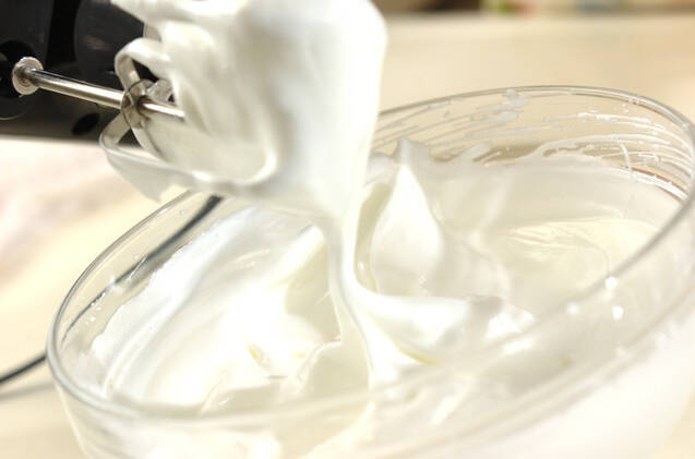 ホウレン草のシフォンケーキの作り方の手順5