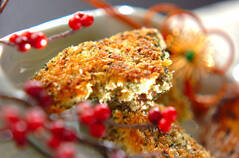 ブリの香草パン粉焼き