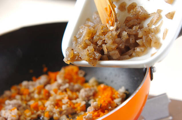 キノコおこわの作り方の手順9