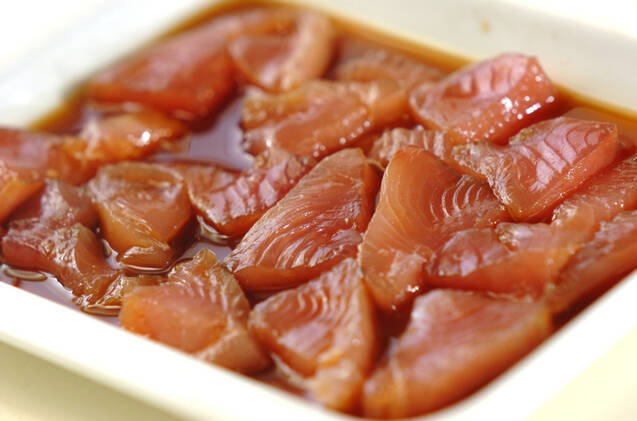 漬けカツオのお寿司の作り方の手順7