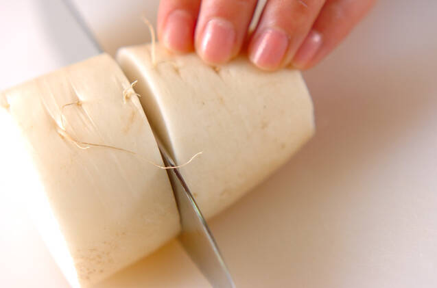 大根とハムのサラダの作り方の手順1