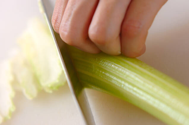 大根とハムのサラダの作り方の手順2