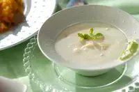 サッパリ白桃スープ