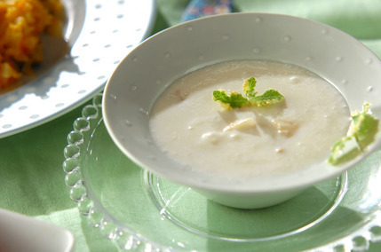 サッパリ白桃スープ