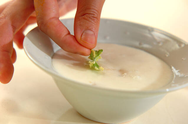 サッパリ白桃スープの作り方の手順3