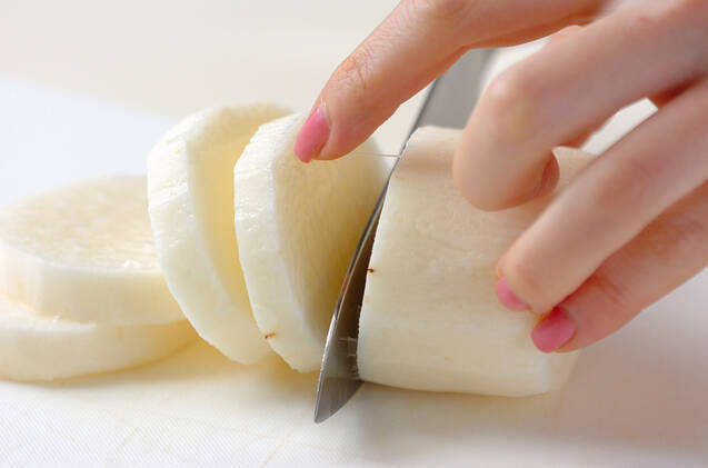 長芋のマスタードソテーの作り方の手順1