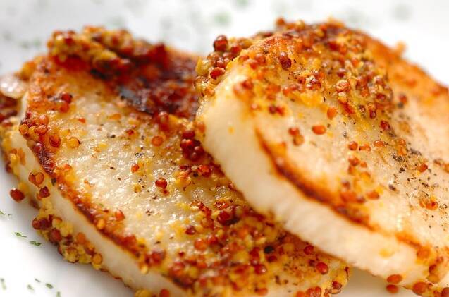 長芋のマスタードソテー