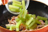 フキのきんぴらの作り方の手順3