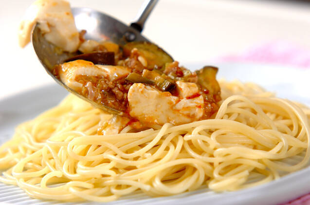 マーボースパゲティの作り方の手順10