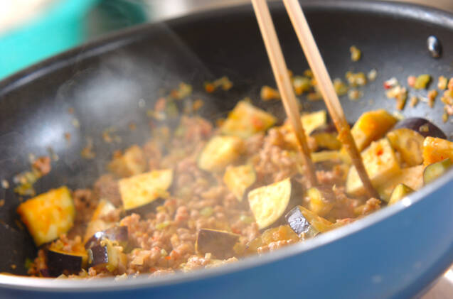 マーボースパゲティの作り方の手順7