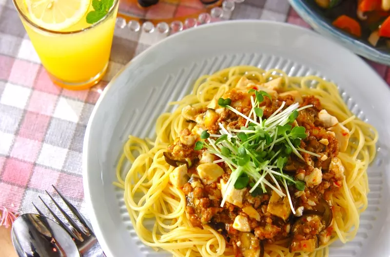 マーボースパゲティ レシピ 作り方 E レシピ 料理のプロが作る簡単レシピ