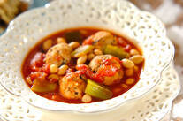 おからヒジキの鶏団子トマト煮