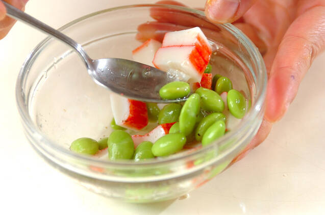 枝豆のマリネの作り方の手順1