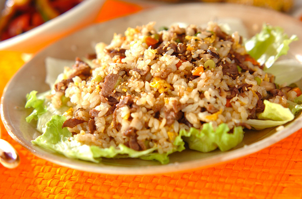 焼肉のたれ簡単焼き肉チャーハン