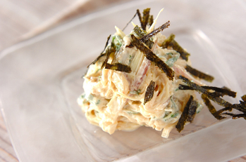 冷製明太子チーズカッペリーニ