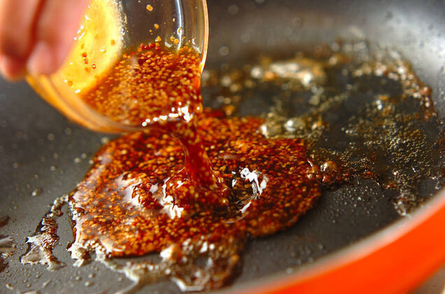 ハニーマスタードチキンバーガーの作り方の手順5