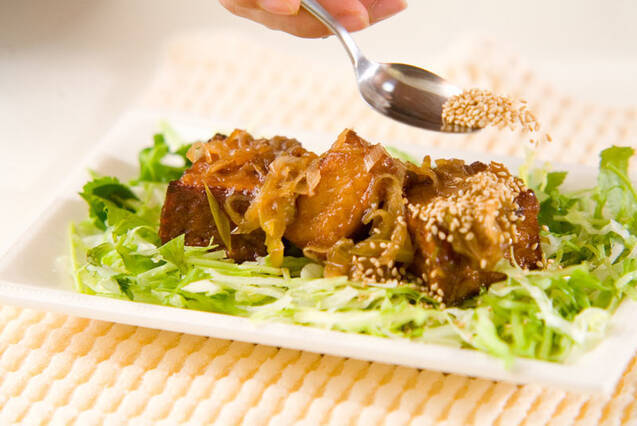 厚揚げの揚げ煮の作り方の手順9