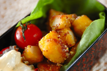 チキンナゲットのマスタード炒め