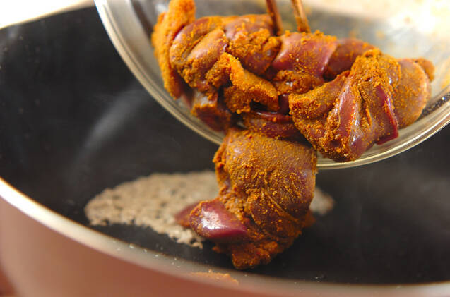 レバーのカレークリーム炒め煮の作り方の手順6