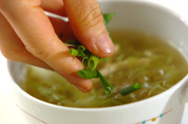 春キャベツのコンソメスープの作り方の手順5