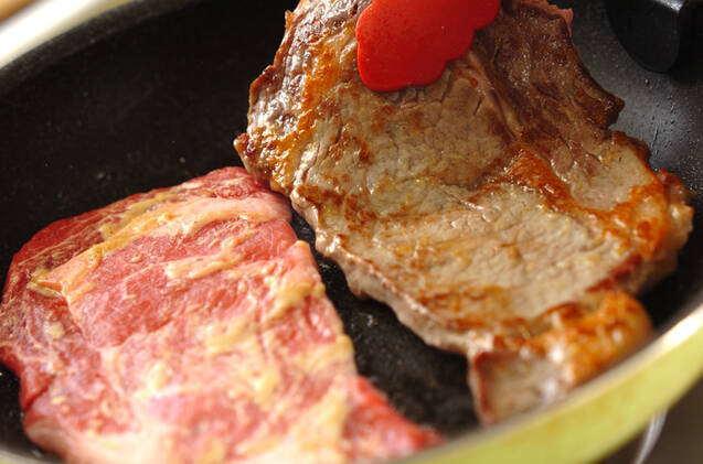 おろしのせ和風ステーキの作り方の手順7