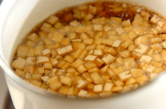 甘辛お揚げご飯の作り方の手順2