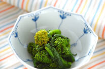 菜の花のワサビじょうゆ