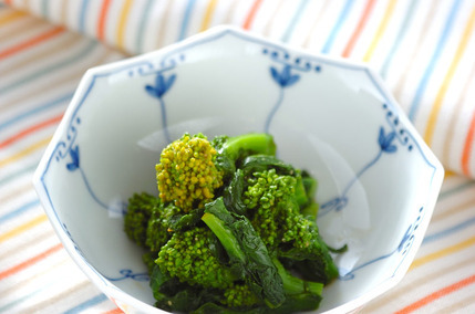 菜の花のワサビじょうゆ