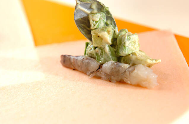 エビの春巻きの作り方の手順3