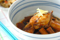 ブリアラとゴボウの煮物