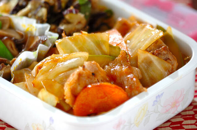 豚とキャベツの甘酢炒め