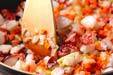 タコのトマト煮込パスタの作り方の手順8