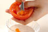 トマトとオクラのだし浸しの作り方の手順1