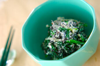 ほうれん草の白和え