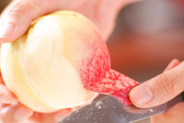 まるごと桃のアイス詰めの作り方の手順3