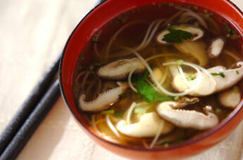 素麺入りお吸い物