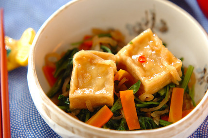 高野豆腐の揚げ煮