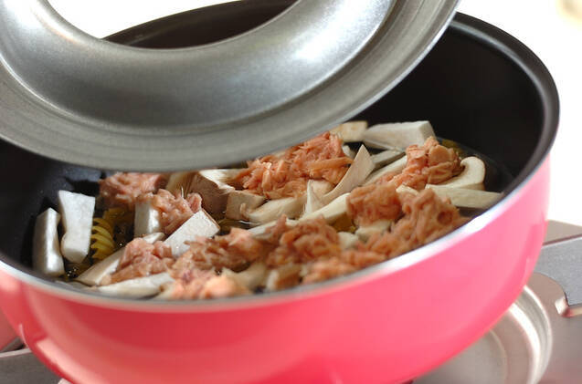 ツナのポタージュフジッリの作り方の手順2