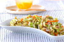 キャベツのゆかり和え