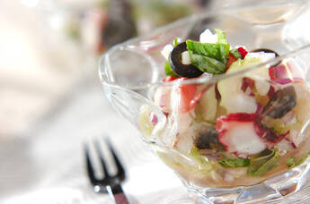 セロリとタコのマリネ