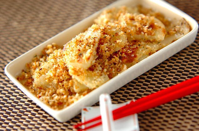 ジャガイモの香りパン粉焼き