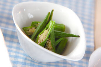 オクラのエスニック浸し