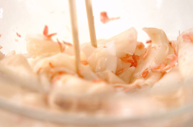 桜エビの酢の物の作り方の手順3