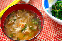 マイタケのみそ汁