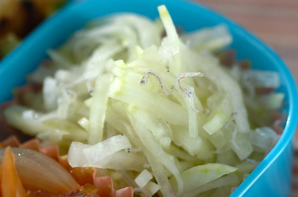 大根とジャコの甘酢