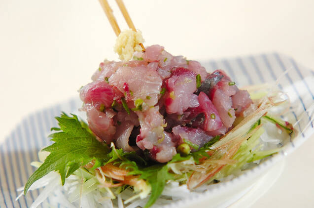 アジのたたきの作り方の手順4