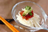 長芋の梅肉のせの作り方の手順