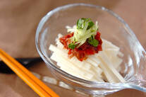 長芋の梅肉のせ